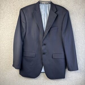 Charles Tyrwhitt Navy Blue Wool Blazer 40R Classic Fit Sport Coat Jacket London
